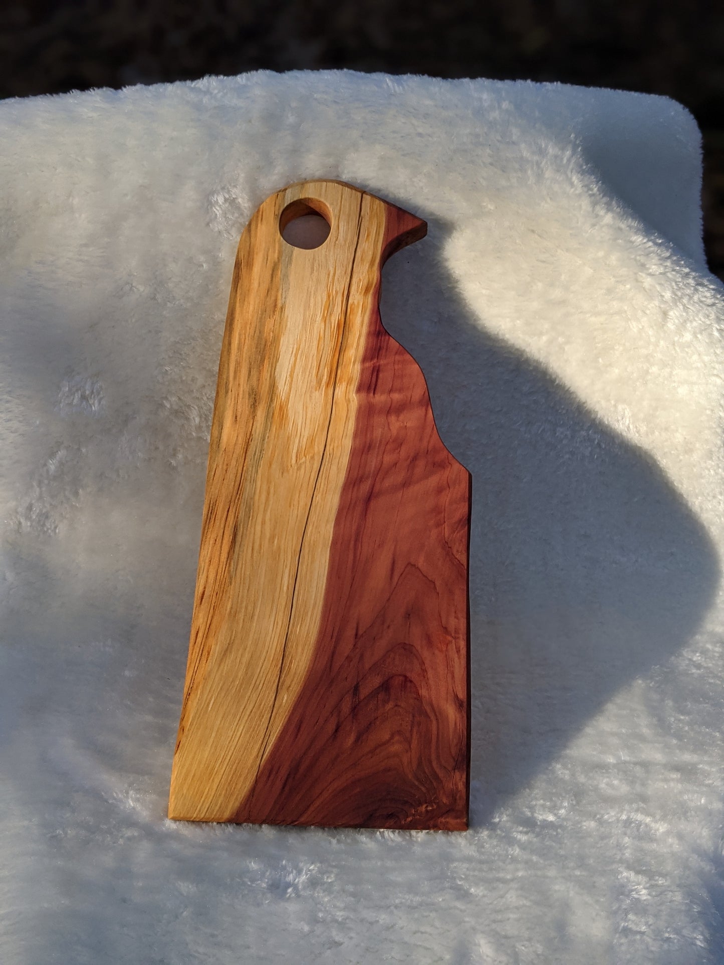 Live Edge Slim Cedar Bird Charcuterie Board