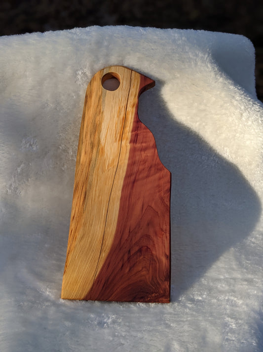 Live Edge Slim Cedar Bird Charcuterie Board