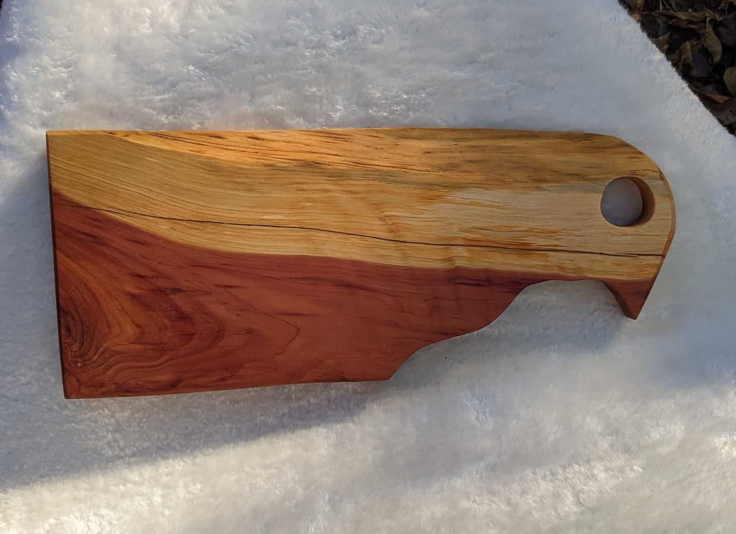Live Edge Slim Cedar Bird Charcuterie Board