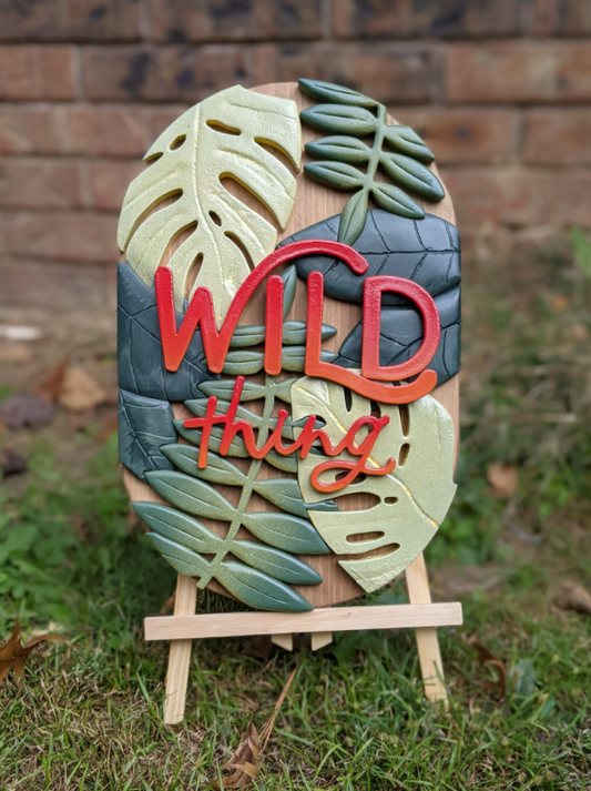 Wild Thing Wall Sign